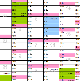ferienplan